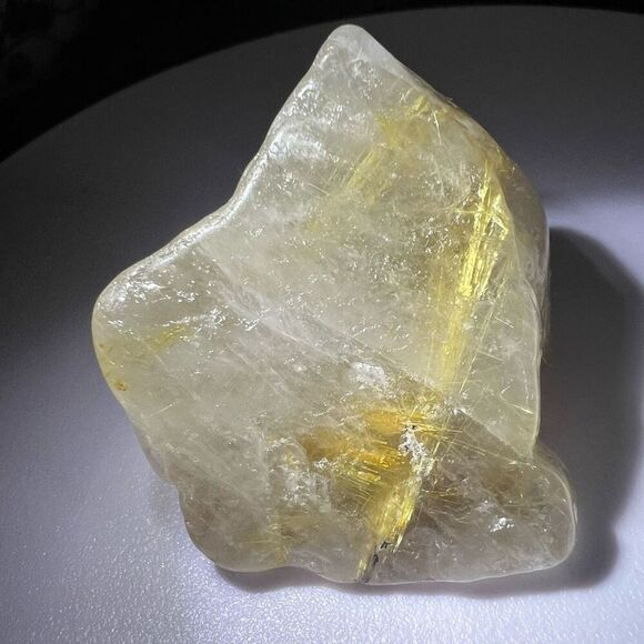 Golden Rutilated Quartz‎ Crystal Freeform (#9) - Picture 11 of 11